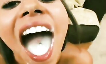 Hillary Scott & Mia Lina Swallow Gallons of Cum in Mature Bukkake Compilation