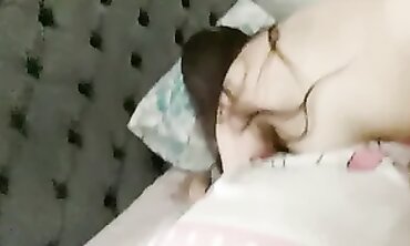 Busty Brunette Niece Shows Off Her Huge Ass in Homemade Webcam Video
