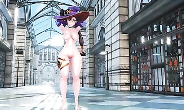 MMD Mona Jiggles Her Big Ass for a Public Group Sex