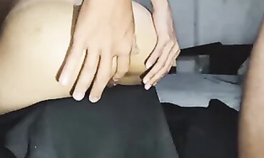 Latina Best Friend's Fiance Gets Anal Creampie on a Bench