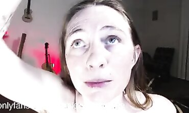 Nasty Fiance Massage: Drool, Snot & Spit Face Rubdown