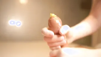 Dominatrix Mistress Fetish - Latex Gloves Handjob with Squirting Orgasm