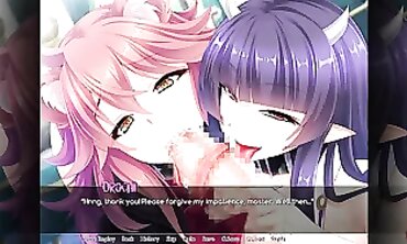Nymphomaniac Monster Dominance #6: Dual POV Blowjob