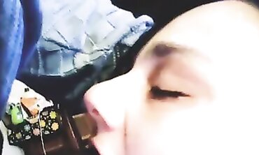 POV BBC Blowjob and Deep Throat for a BBW