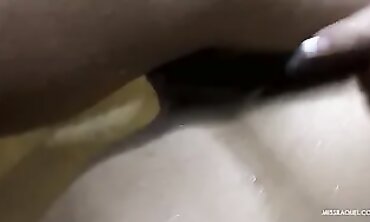 Latina Miss Raquel Squirts in the Shower
