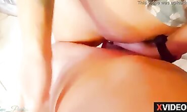 Russian MILF Gets Cum In Her Lingerie After Rough Fumbling