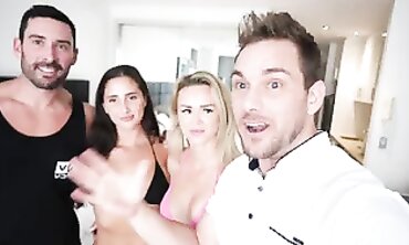 First G/G Couples Orgy Vlog with Robbie OZ