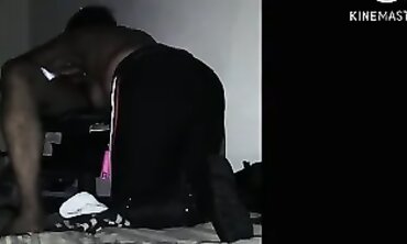 POV: Mature MILF with Big Ass Performs Blowjob on Webcam