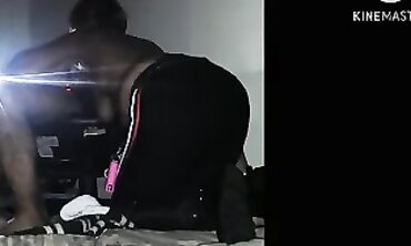 POV: Mature MILF with Big Ass Performs Blowjob on Webcam