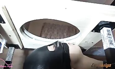 Russian Slave Emma Facesits and Slurps in Bondage POV