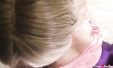 Blonde Mistress Facefucks and Doggystyles Yoga Newbie