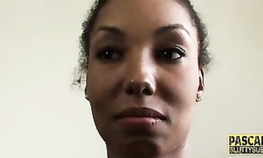 Ebony Submissive Gets Deepthroated in Hardcore Reality Scene