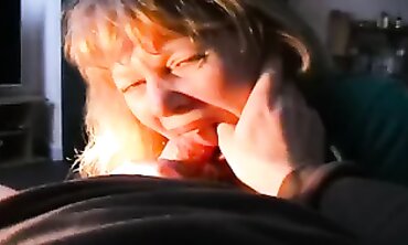 British Mature Blonde Loves Sucking
