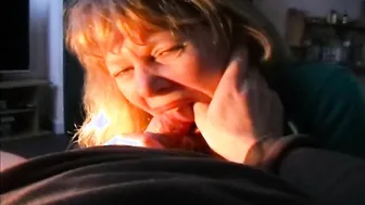 British Mature Blonde Loves Sucking