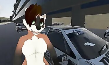 British MILF JammaCyphleur Gets Off in the Car