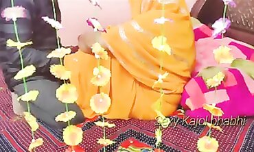 Kajol Bhabi's First Night in Lingerie