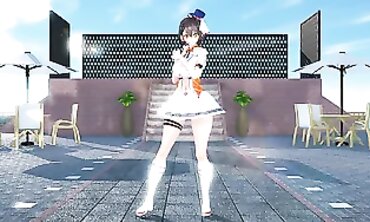Mmd Baltomore Jizm inwards Throat to Sate her Manager