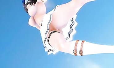 Mmd Baltomore Jizm inwards Throat to Sate her Manager