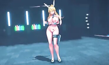 Mmd Bunny Step Don’t attempt to Jizz when Witnessing this
