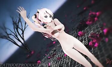 MMD R18 Queen Luka - Deep Blue Town 1084