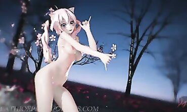MMD R18 Queen Luka - Deep Blue Town 1084