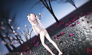 MMD R18 Queen Luka - Deep Blue Town 1084