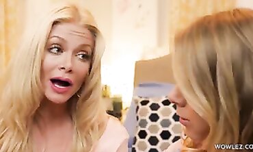 Serene Siren Helps On Her Lesbian Buddy Inwards