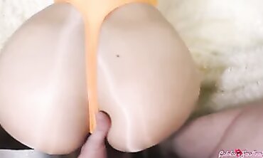 Honey Domme Gloved Fap Off Lollipop and Demons Pedicure - point of view