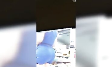 Chubby crimson jizz-shotgun into bum cut-offs