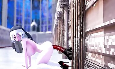 Mmd Nun Can’t Stop Nailing you because your Manhood is Raunchy as