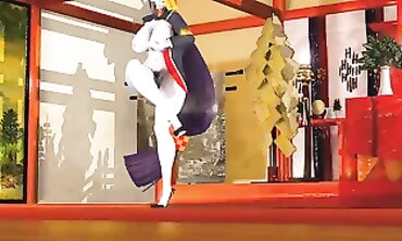 Mmd Minamoto Raikou the Zombie or Undead Plower that want Assfuck and