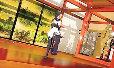 Mmd Minamoto Raikou the Zombie or Undead Plower that want Assfuck and