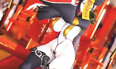 Mmd Minamoto Raikou the Zombie or Undead Plower that want Assfuck and