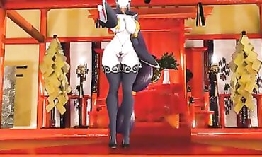 Mmd Minamoto Raikou the Zombie or Undead Plower that want Assfuck and