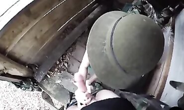 Lovely eighteen chicks Fellating Off and getting Boned by a Vulgar Hunter