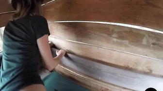 Lovely eighteen chicks Fellating Off and getting Boned by a Vulgar Hunter
