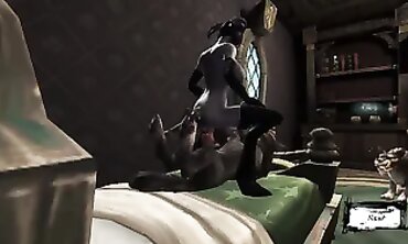 Monster Grizzlies Plumbed a gash with gullet on the Couch | three dimensional Monster Porn