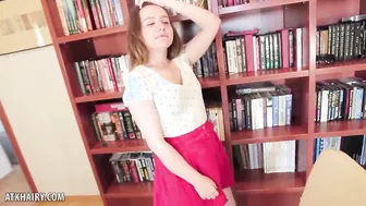 Ingrid Gets Nude Off Her Mini-skirt to Finger Herself On A