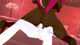 Futa Fuckfest Soiree: Gardevoir and Marina have a all out Clone Group Drill
