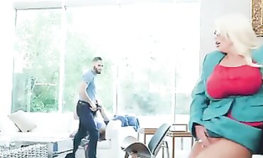 Badmilfs - Humungous Titted Stepmother and Stepdaughter Share Ginormous Fuck-stick