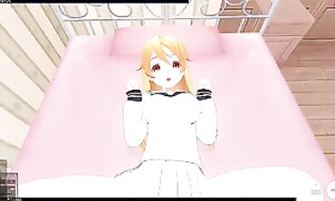 3 DIMENSIONAL ANIME point of view School Lady Invited me to her Home so I can