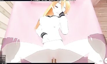 3 DIMENSIONAL ANIME point of view School Lady Invited me to her Home so I can