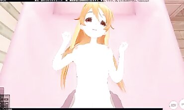 3 DIMENSIONAL ANIME point of view School Lady Invited me to her Home so I can