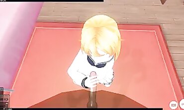 3 DIMENSIONAL ANIME point of view School Lady Invited me to her Home so I can