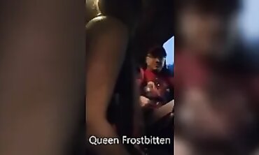 My Uber Driver Shoots a load inwards me ( First-timer and Brink of Dark)