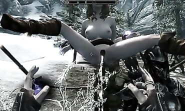 3 dimensional Monster Facked the Dolls | Skarim Porn Game 3 dimensional