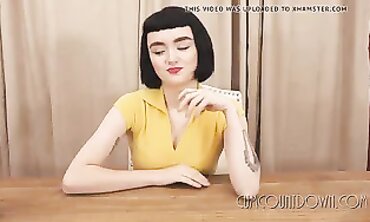 Hot Blonde MILF Teaches You How To FAP With Her Sex Toy Collection
