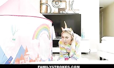 Nice Bombshell Tears up Her Revved On Stepbrother