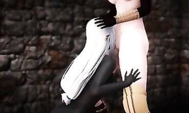 Futa - RWBY - Pyrrha Nikos x Dark Elf - THREE DIMENSIONAL Porno
