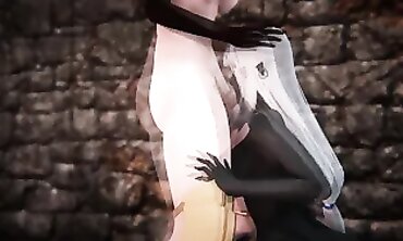 Futa - RWBY - Pyrrha Nikos x Dark Elf - THREE DIMENSIONAL Porno